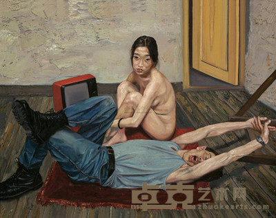 石良 1996年作 虚无 80×100cm