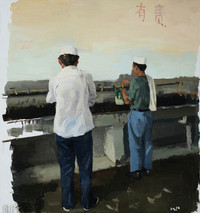 刘小东 2010年作 两个人