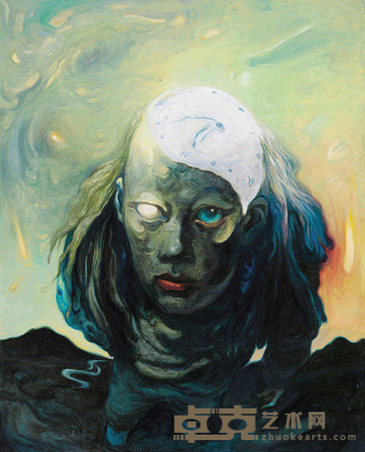 夏小万 1993年作 在超现实一边 161×131cm