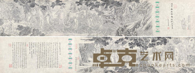 任重 2011年作 释迦说法图 镜心 36×377cm