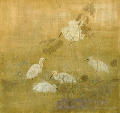 江宏伟 2004年作 风起芦花如醉 镜心 122×131cm