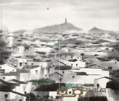 杨明义 2010年作 我的江南我的家 镜心 164×193cm