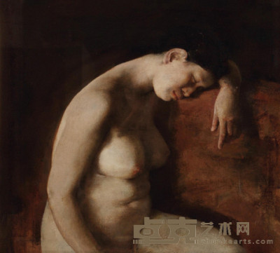 郭润文 2000年作 女人体 48×53cm