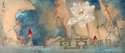 杨善深 君子之花 镜心 50×117cm