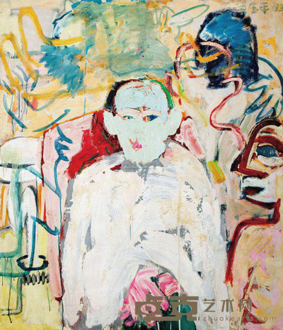王玉平 1993年作 人像 136×119cm