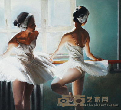 王可伟 1996年作 芭蕾舞者 135×150cm