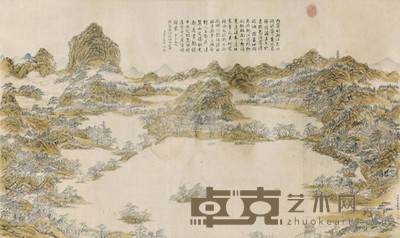 董邦达 西湖景 立轴 84×139cm