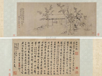 罗聘 1780年作 古剌水歌图 手卷