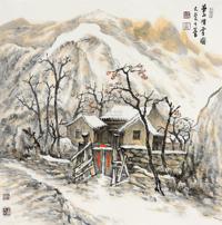 张爱国 2009年作 燕山晴雪图