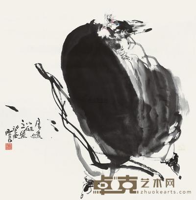 王西京 1993年作 钟馗 镜心 69×67cm