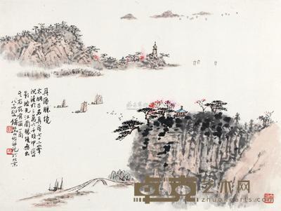 钱松嵒 具区胜境 镜心 45×61cm