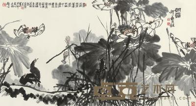杨文仁 2011年作 朝露 镜心 97×179.5cm
