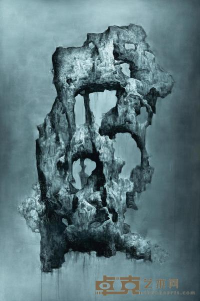 雪松 2012年作 山石系列1号 300×200cm