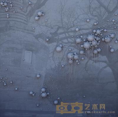 林天苗 2007年作 看影 F2 183×183cm