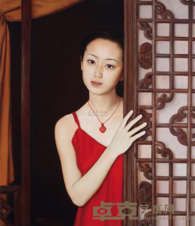 李贵君 2001年作 被祝福的婚姻 70×60cm