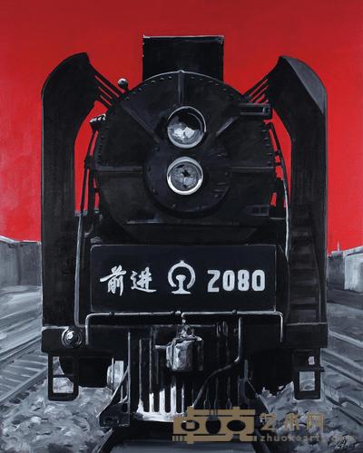 梁宇 2011年作 信号·远方系列之八 200×160cm