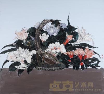 解澜涛 2011年作 宋人花篮 200×200cm