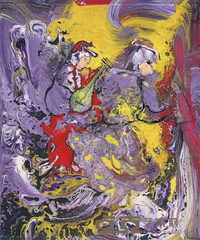 马克 爱的协奏会 55×46cm