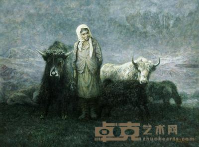 吴烈勇 2008年作 高原风 97×130cm
