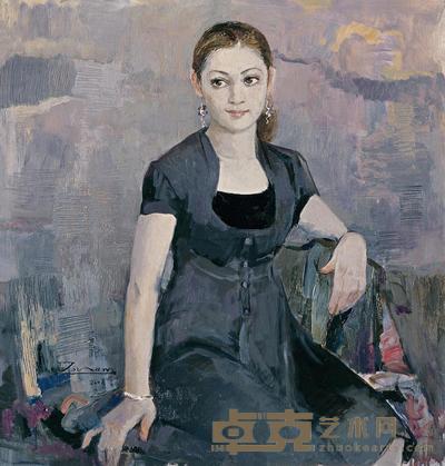 卓然木·雅森 2008年作 热娜 85×80cm