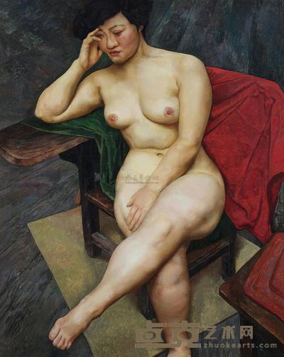 朝戈 1988年作 俯视 92×72cm