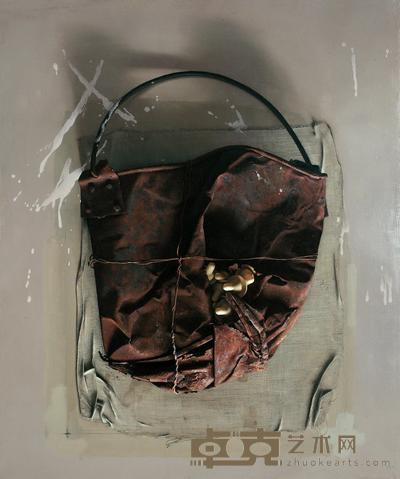 冷军 1998年作 襁褓 73×60cm