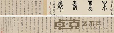 王友谊 2012年作 朱熹诗卷 手卷 24.5×235cm