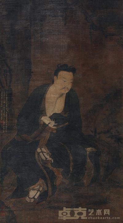 佚名 吕洞宾像 立轴 119×66cm