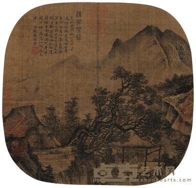 佚名 清閟阁图 圆光 直径30cm