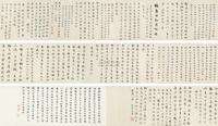 刘墉（古） 1795年作 书法卷 手卷