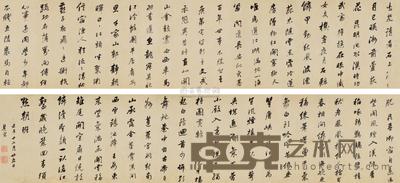 董其昌 书法卷 手卷 26×239cm