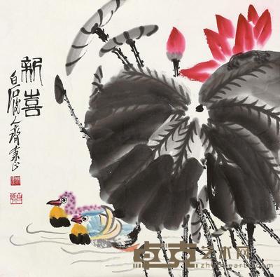 齐秉正 新喜 镜片 70×70cm
