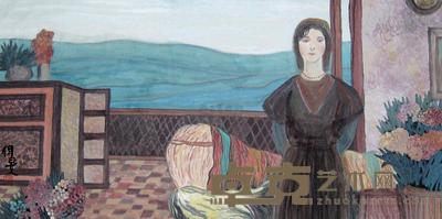 杨佴旻 2012年作 小丫 镜心 68.5×138cm