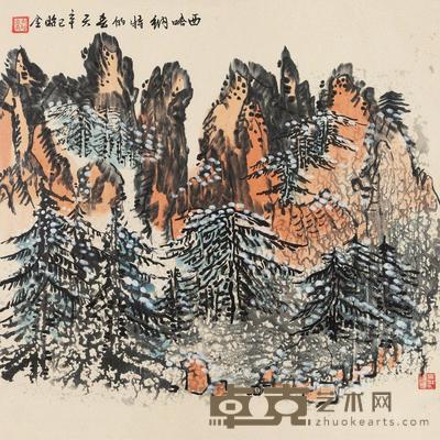 孔昭金 西哈纳特的春天 带框 68×68cm