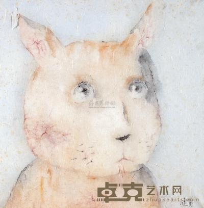 曾健勇 2007年作 闲着NO.3 52×52cm