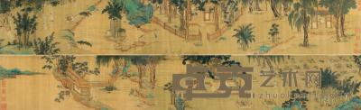 佚名 独乐园图卷 手卷 31×411cm