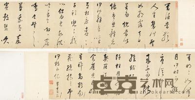 董其昌 行书《短歌行》 手卷 25×182cm