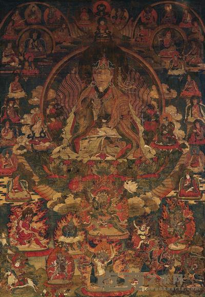 佚名 唐卡 65×44cm
