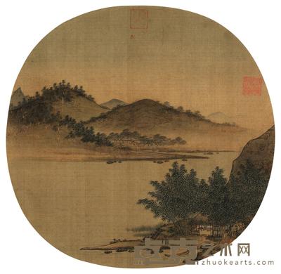 佚名 山水 团扇 直径24cm