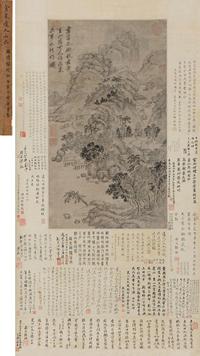 顾瑛 （传） 山水 立轴