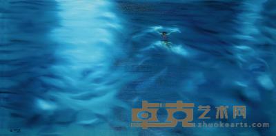 何汶玦 2006年作 水2006 NO.6 80×160cm