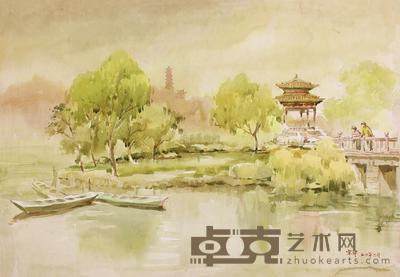 李宗津 1954年作 北海公园 54×79cm