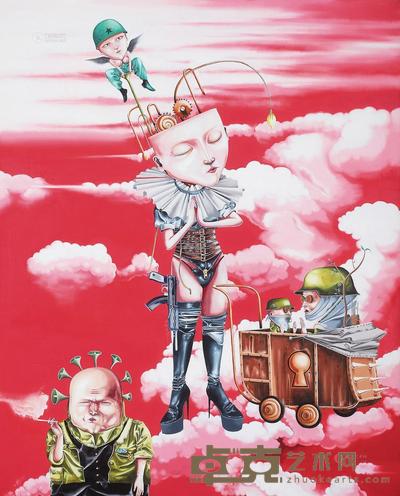 孙轶 2011年作 大君王 100×80cm