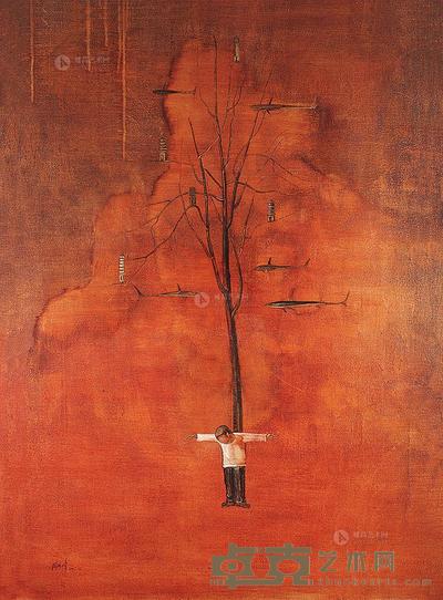 周海峰 2007年作 童年 150×100cm