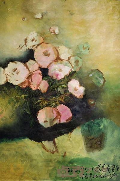 周春芽 2009年慈善拍卖 147×100cm