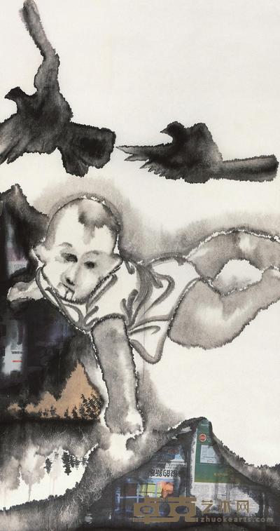 张正民 自然人系列 镜心 138×75cm