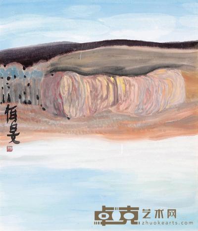 杨佴旻 风景 镜心 52×44cm