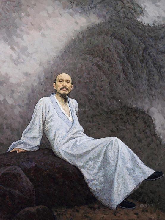 靳尚谊 1999年作 髡残