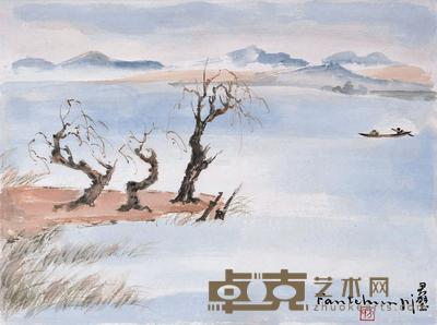 方君璧 风景 22×30cm