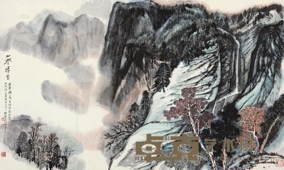 何海霞 山水清音 镜心 87×146cm